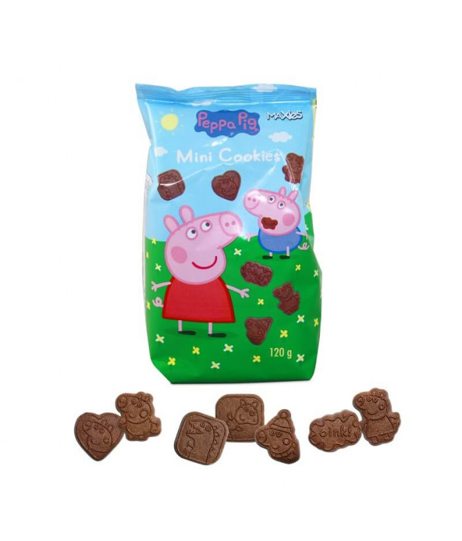 Peppa Pig Mini Cookies Chocolate 120gr T