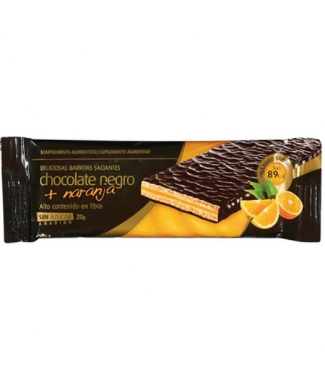 Herbora Barrita Chocolate Negro Naranja 20gr T