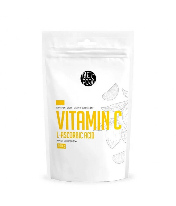 Diet-Food Vitamina C Ácido Ascórbico 200gr T