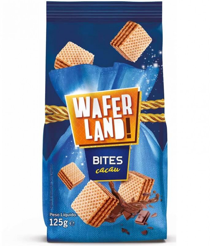 Wafer Land Bites Cacao 125gr T
