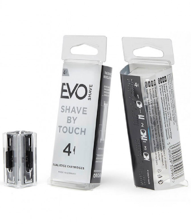 EvoShave Recambio Hoja Afeitar 4un T