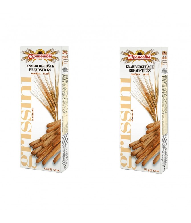 PACK 2 Panealba Grissini Original 125gr PACK 2 Panealba Grissini Original 125gr
