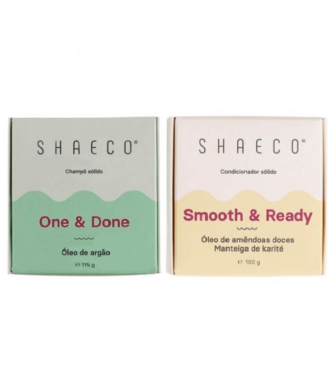 Shaeco Champô One&Done + Condicionador Smooth&Ready