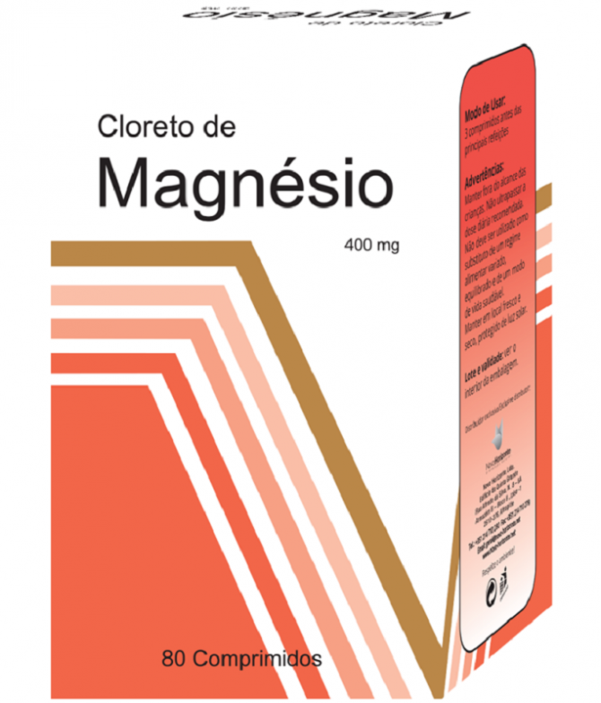 Novo Horizonte Cloreto Magnesio 400mg 80un
