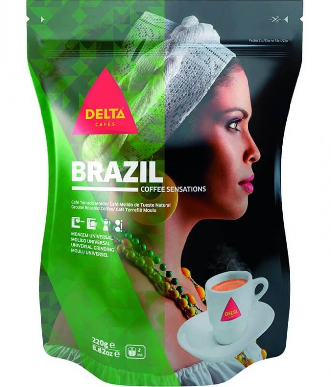 Delta Café Moído Universal Brazil 220gr