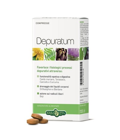Erba Vita Suplemento Depuratum DETOX 30un