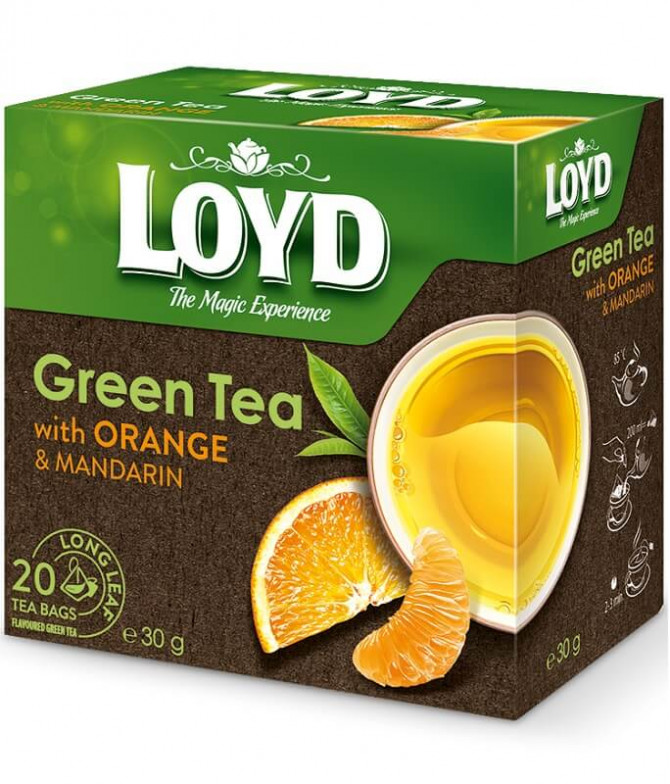 Loyd Té Verde Naranja Mandarina 20un T