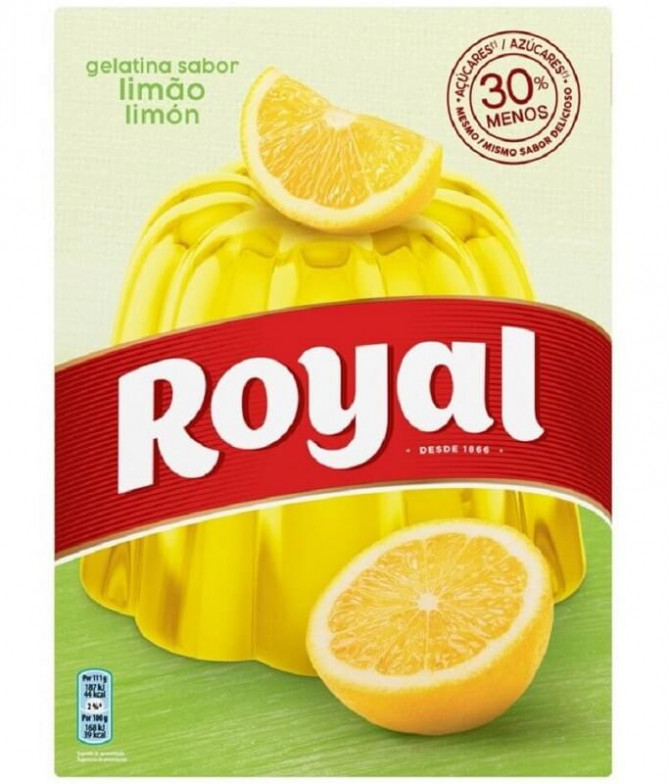 Royal Gelatina Limão 2x57gr