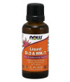 Now Vitamina D3 MK7 30ml T