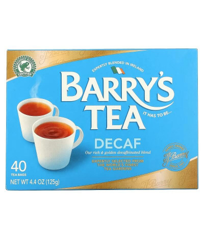 Barry's Tea Chá Preto Descafeinado 40un