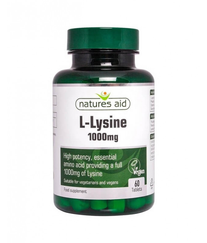 Natures Aid Lysine 1000mg 60un T