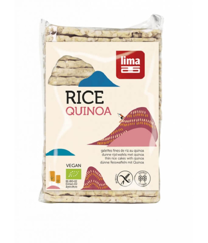 Lima Galetes Finas Arroz Integral Quinoa BIO 130gr T