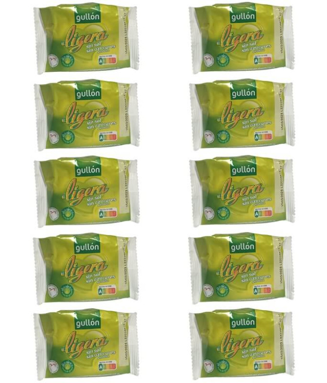 PACK 10 Gullón Bolacha Maria Ligera 20gr PACK 10 Gullón Bolacha Maria Ligera 20gr