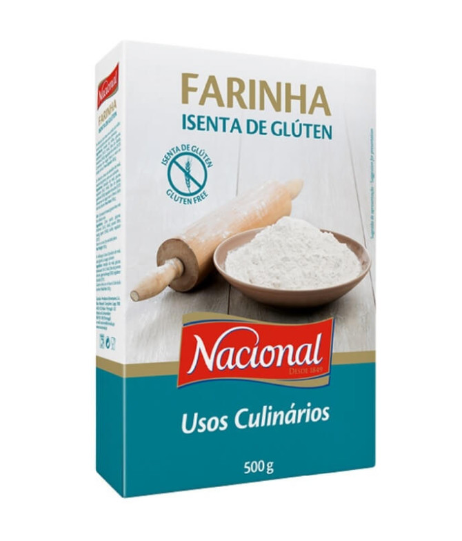 Nacional Farinha Sem Glúten 500gr