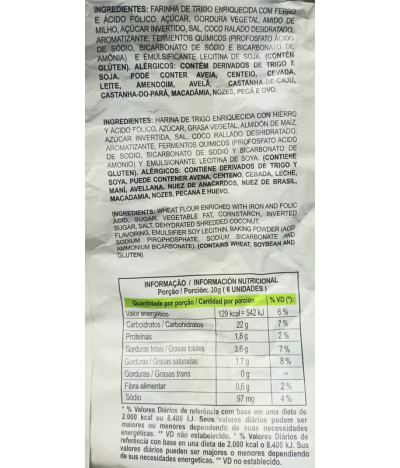 PACK 4 Itamaraty Rosquilla Coco 310gr T