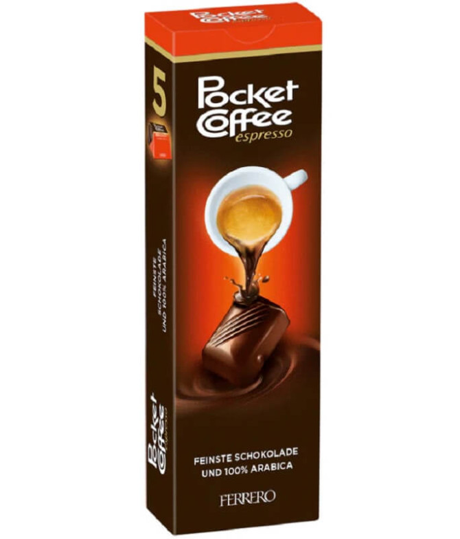 Ferrero Pocket Coffee Chocolate Café 5un T