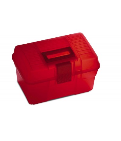 Caja de Plástico Resistente Multiusos ROJA 17x29x18 cm