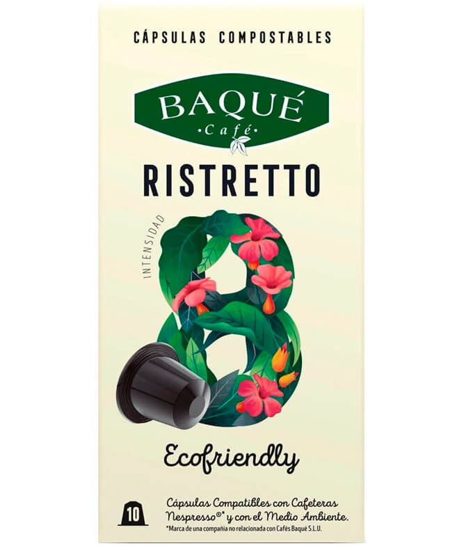 Baqué Café Ristretto Ecofriendly 10un