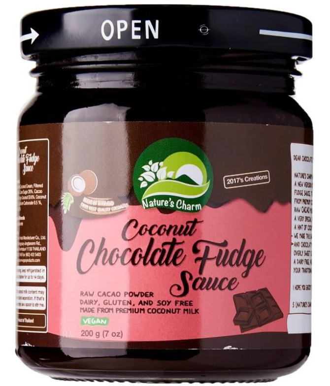 Nature's Charm Topping Coco Chocolate Fudge 200gr