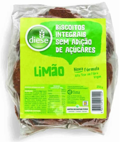 Diese Biscoito Integral Limão 250gr