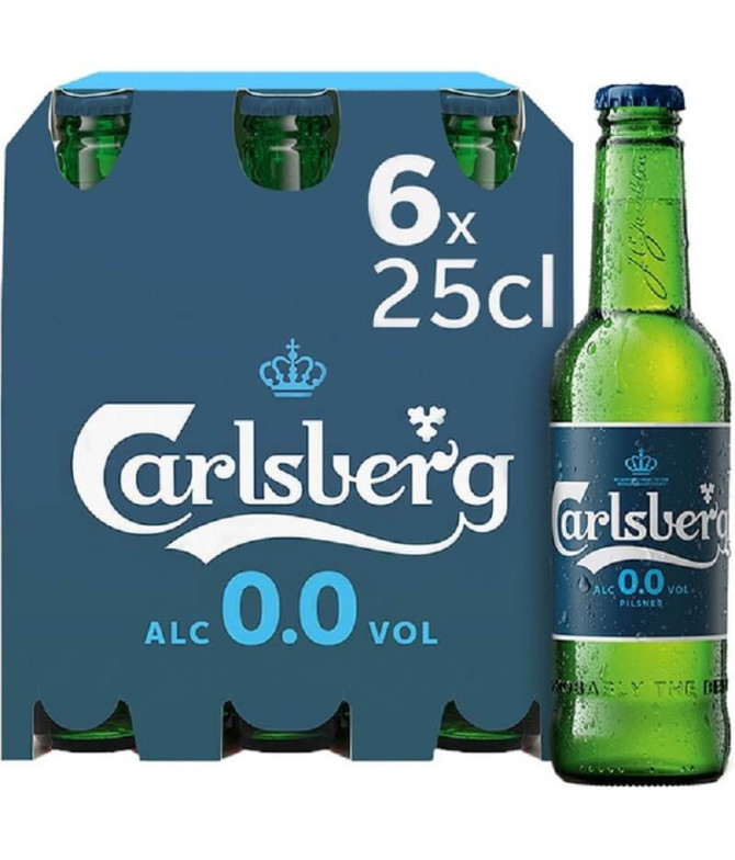 Carlsberg Cerveja 0% Álcool 6x25cl