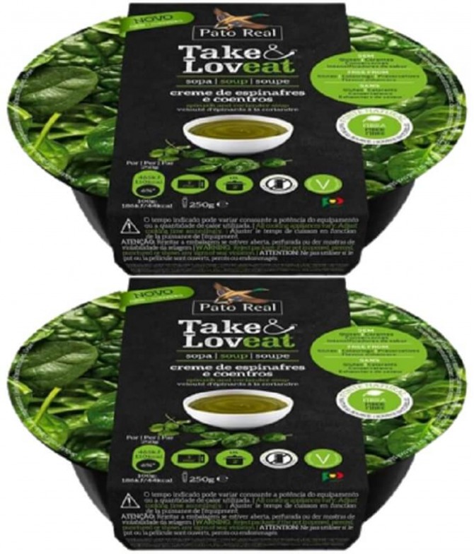 PACK 2 Pato Real Take&Loveat Crema Espinacas 250gr
