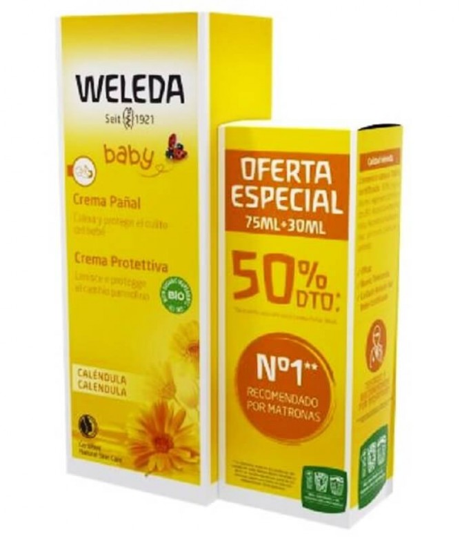 Weleda Crema Pañal Calendula BIO 75+30ml T