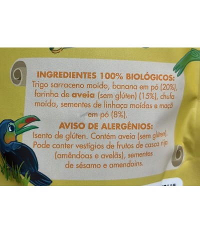 Iswari Pequeno Buda Banana Maçã BIO 400gr