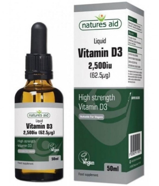 Natures Aid Vitamina D3 2500iu 50ml