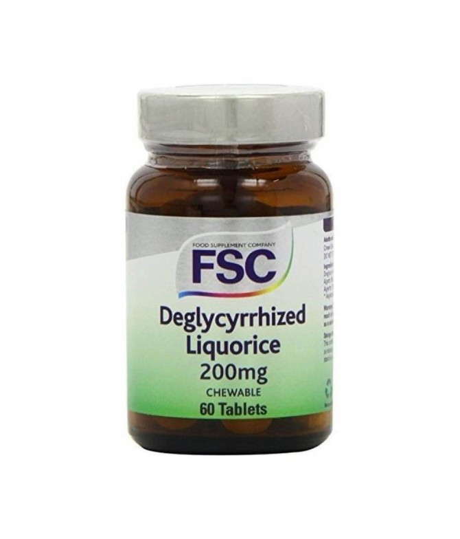 FSC Regaliz Desglicirrizado 200mg 60un T