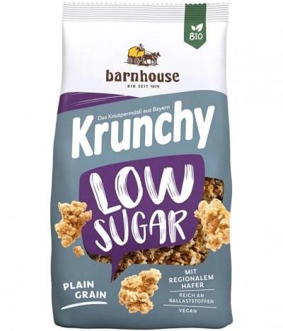 Barnhouse Krunchy Low Sugar Muesli Aveia BIO 375gr