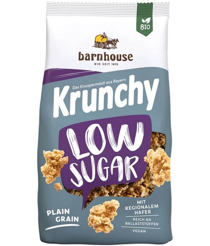 Barnhouse Krunchy Low Sugar Muesli Aveia BIO 375gr