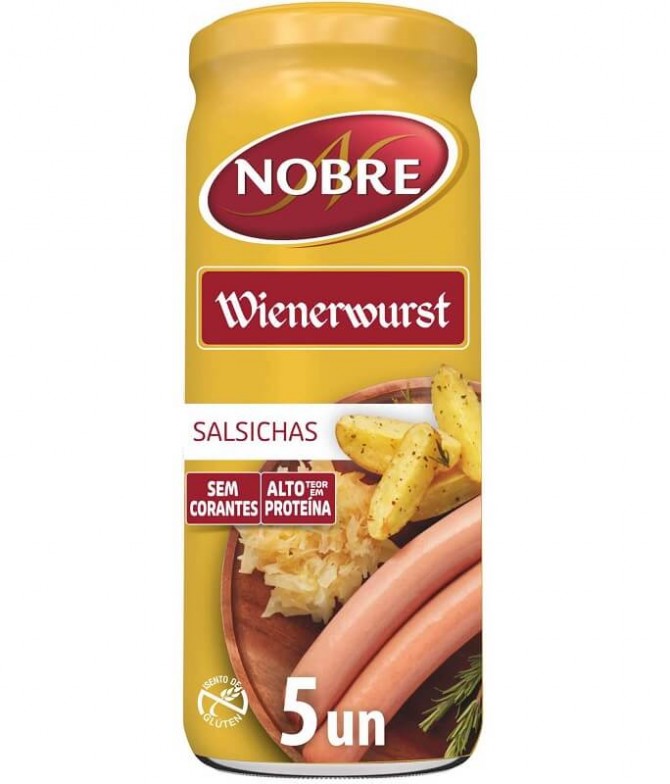 Nobre Salchicha Wienerwurst 5un T