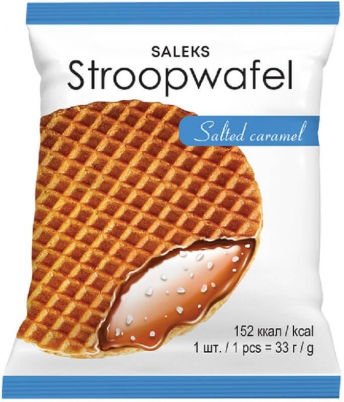 Saleks Stroopwafel Caramelo Salgado 33gr