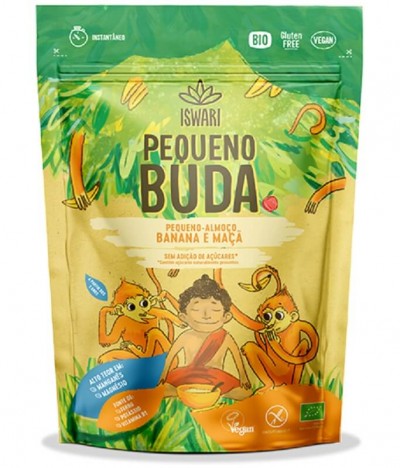 Iswari Pequeno Buda Banana Maçã BIO 400gr