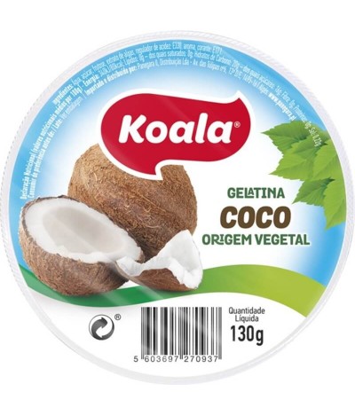 Koala Gelatina Vegetal Coco 130gr T