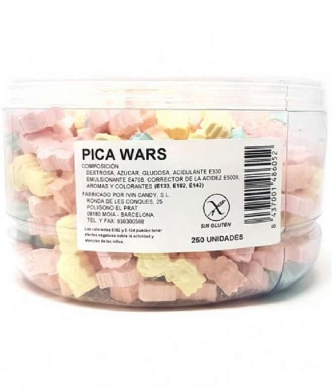 Ivin Candy Pica War Caramelo 250un T