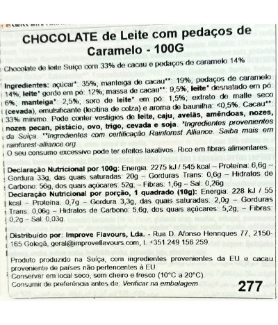 Villars Chocolate Leite Caramelo 100gr