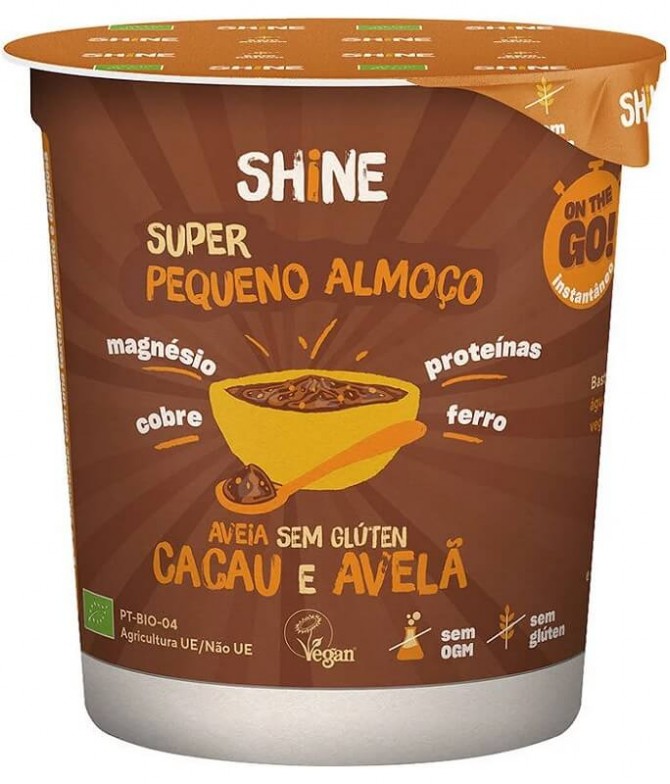 Shine Avena Cacao Avellana BIO 50gr T