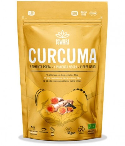 Iswari Curcuma Pimenta Preta BIO 150gr