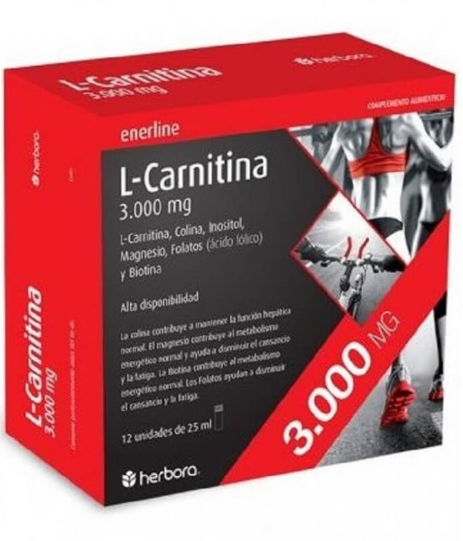 Herbora L-Carnitina 3000mg 12un T