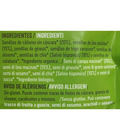 Iswari Mix Ómega 3 Cânhamo Linhaça Chia BIO 200gr