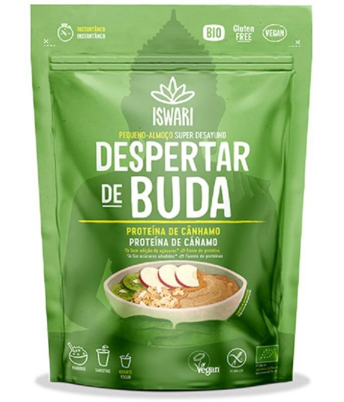 Iswari Despertar Buda Proteína Cânhamo BIO 360gr