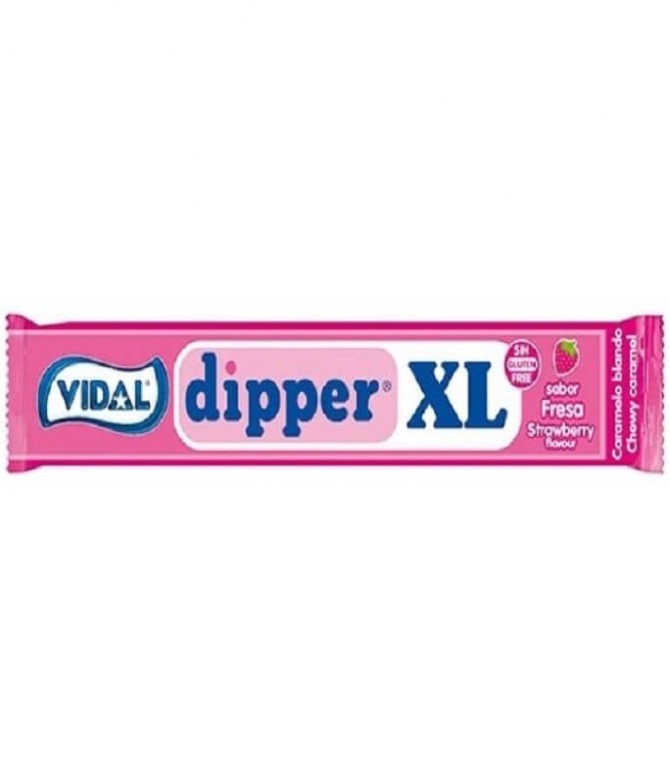 Vidal Dipper XL Caramelo Morango 10.5gr