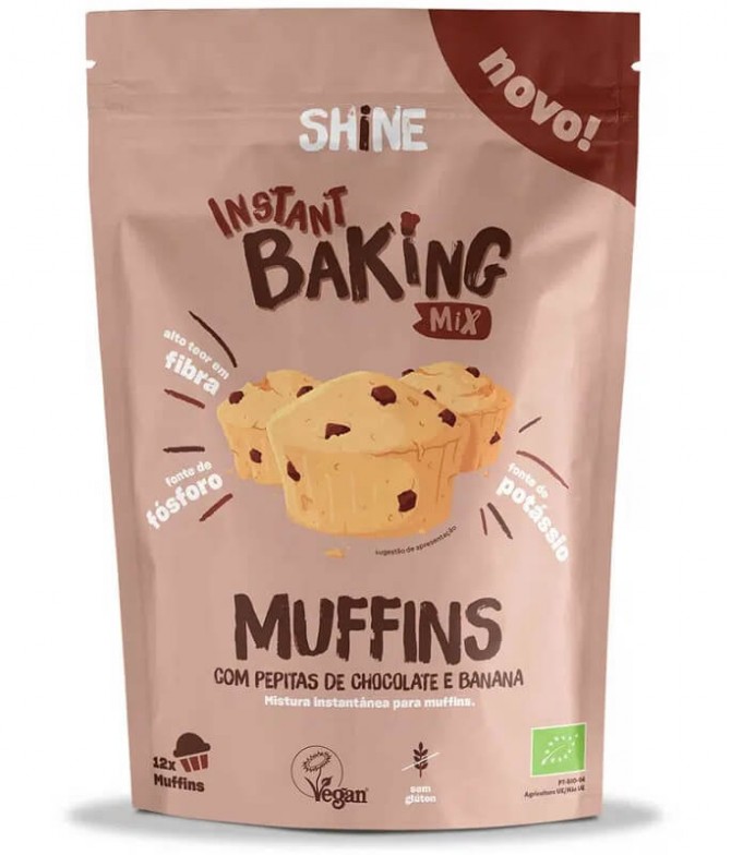 Shine Mix Muffins Chocolate Banana BIO 350gr