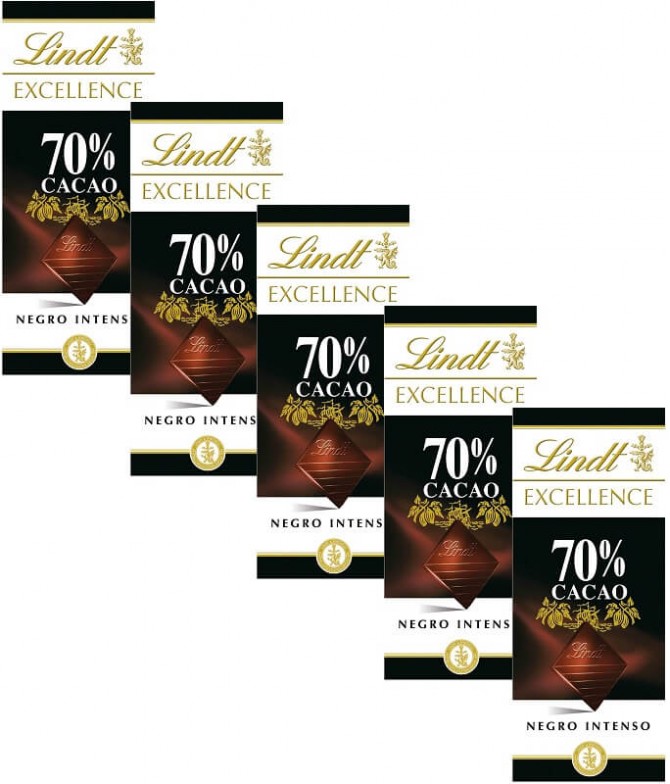 chocolate negro lindt 70