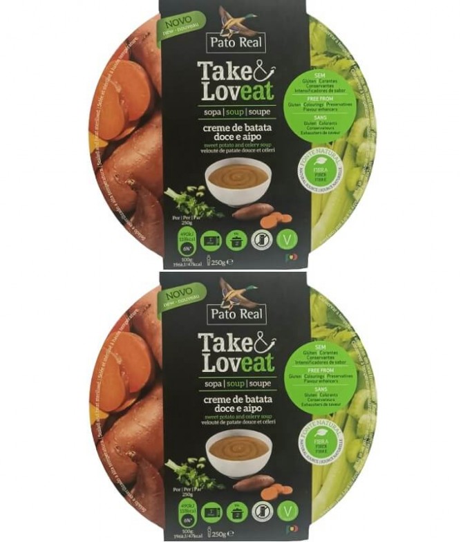 PACK 2 Pato Real Take&Loveat Creme Batata Doce 250gr
