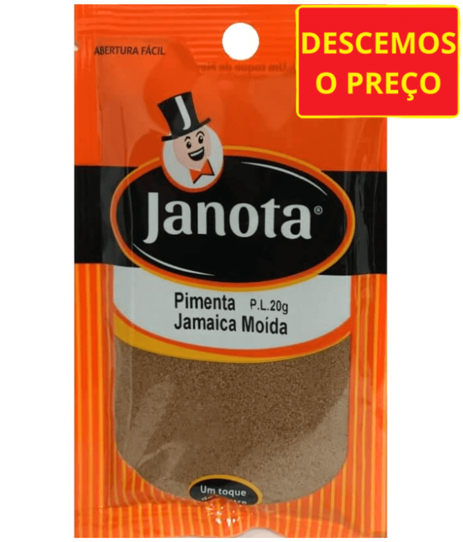 Janota Pimenta Jamaica Moída 20gr