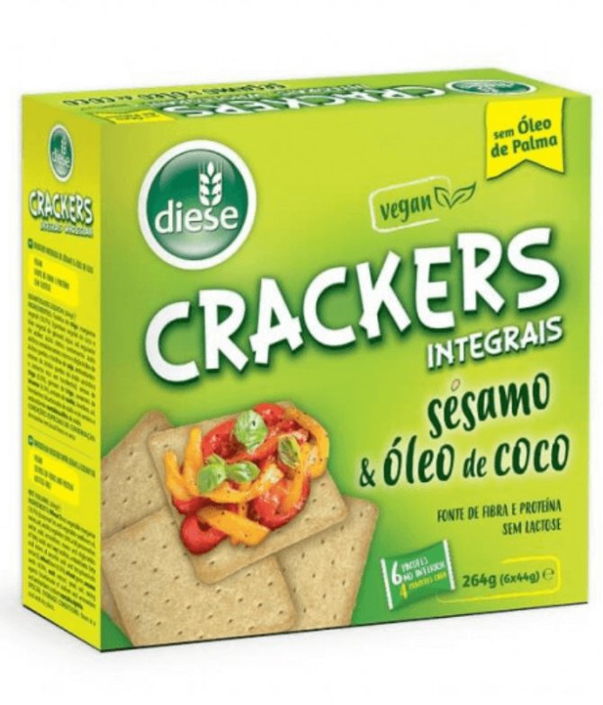 Diese Cracker Integral Sésamo Óleo Coco 6x44gr