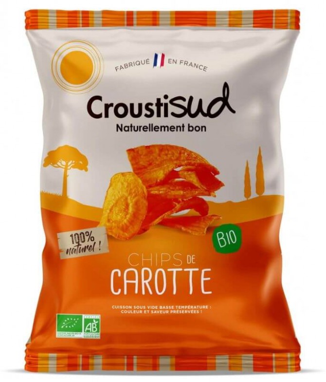 Croustisud Chips Cenoura 70gr